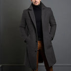 Casimir - Men's Long Notch Lapel Wool Coat