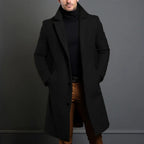 Casimir - Men's Long Notch Lapel Wool Coat
