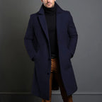 Casimir - Men's Long Notch Lapel Wool Coat