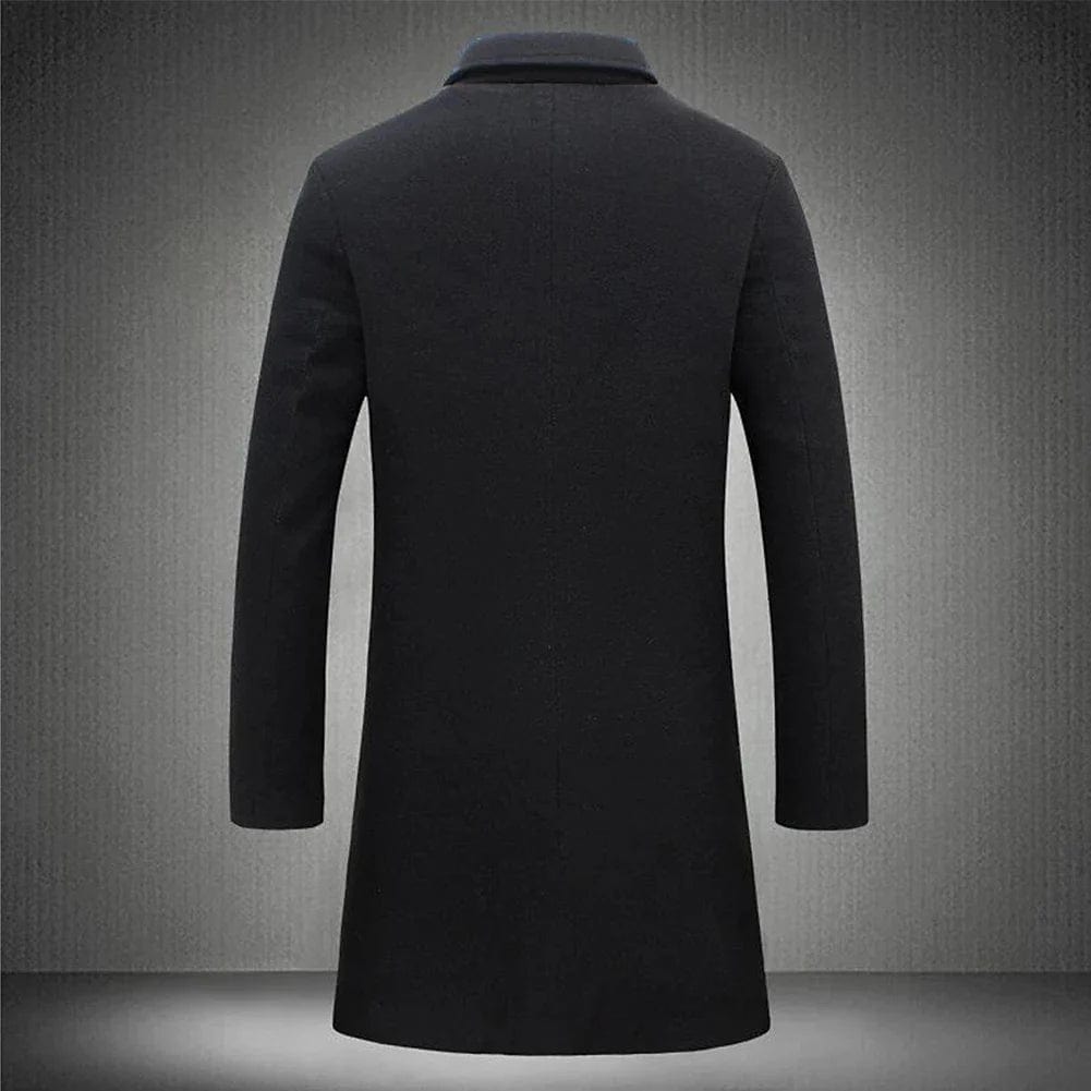 Casimir - Men's Long Notch Lapel Wool Coat