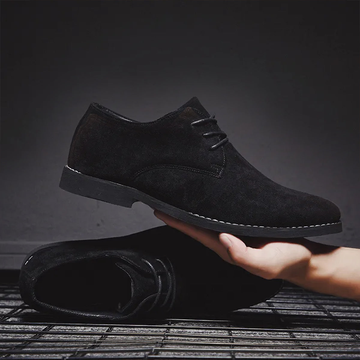 Casper - Men's Lace-Up Suede Dress Shoes