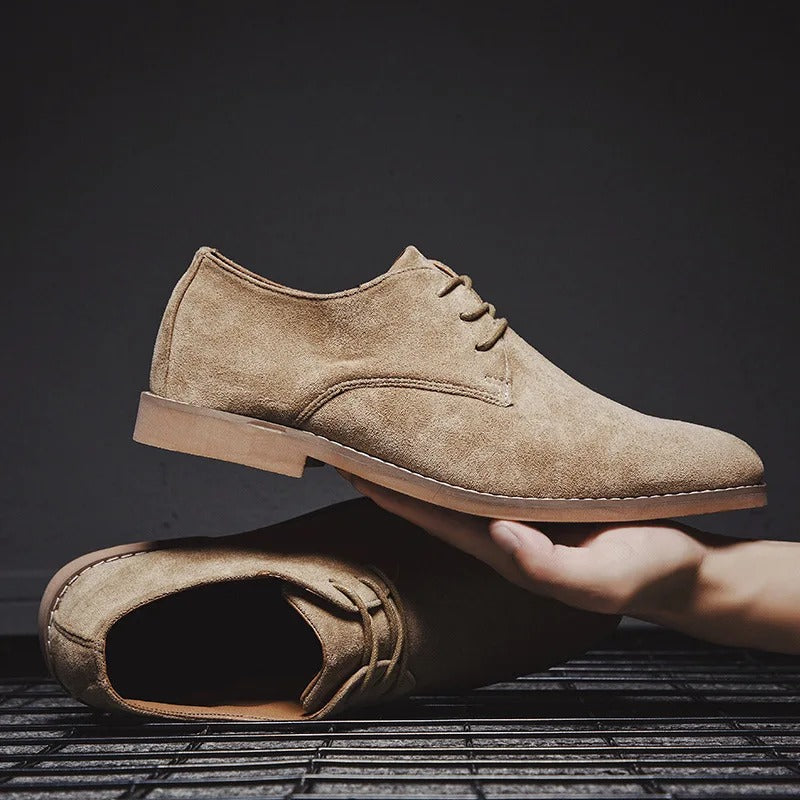 Casper - Men's Lace-Up Suede Dress Shoes