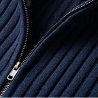Cassian - Men's Ribbed Zip-Up Cardigan