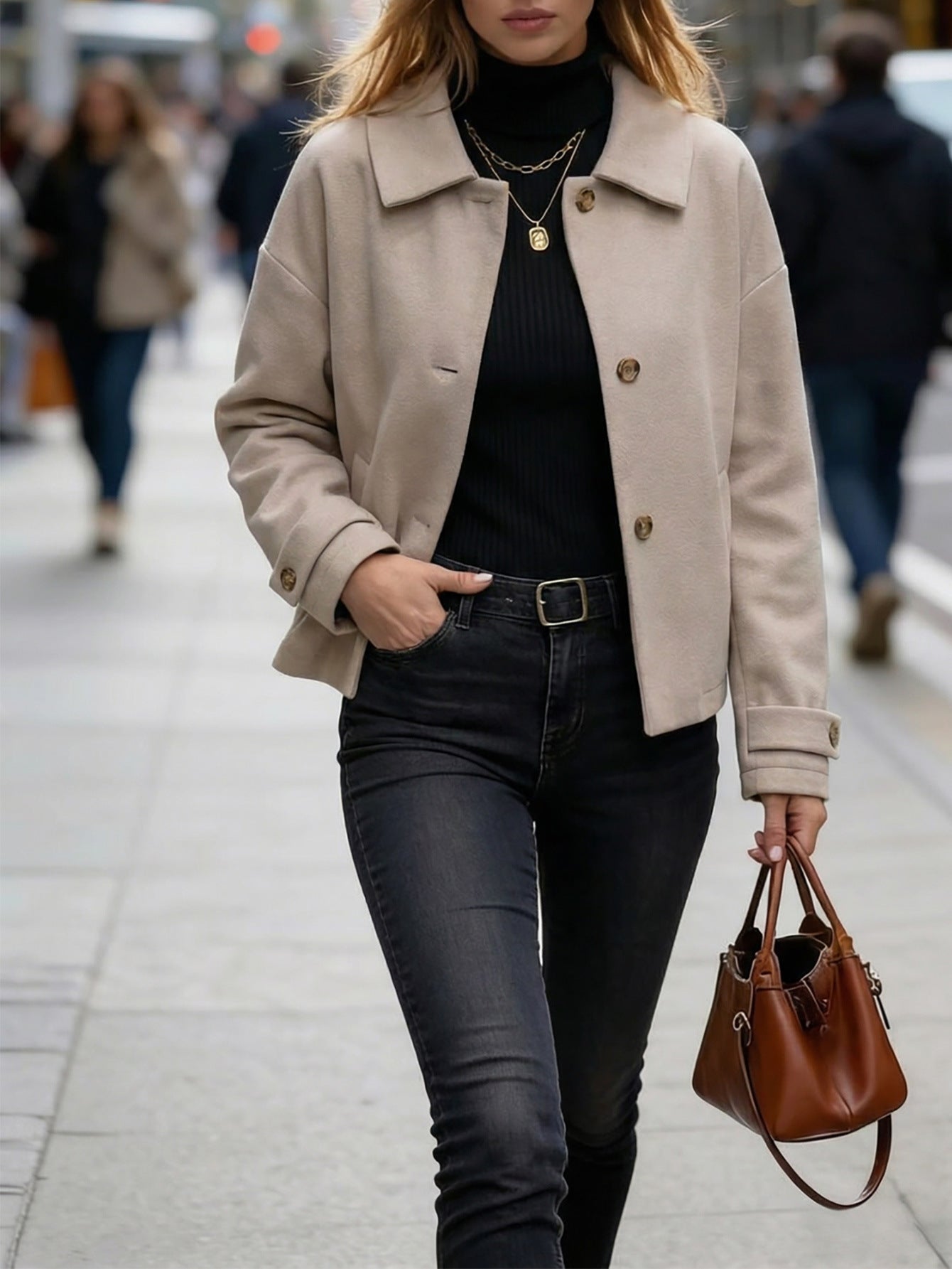 Christabel - Women's Minimalist Short Jacket 1