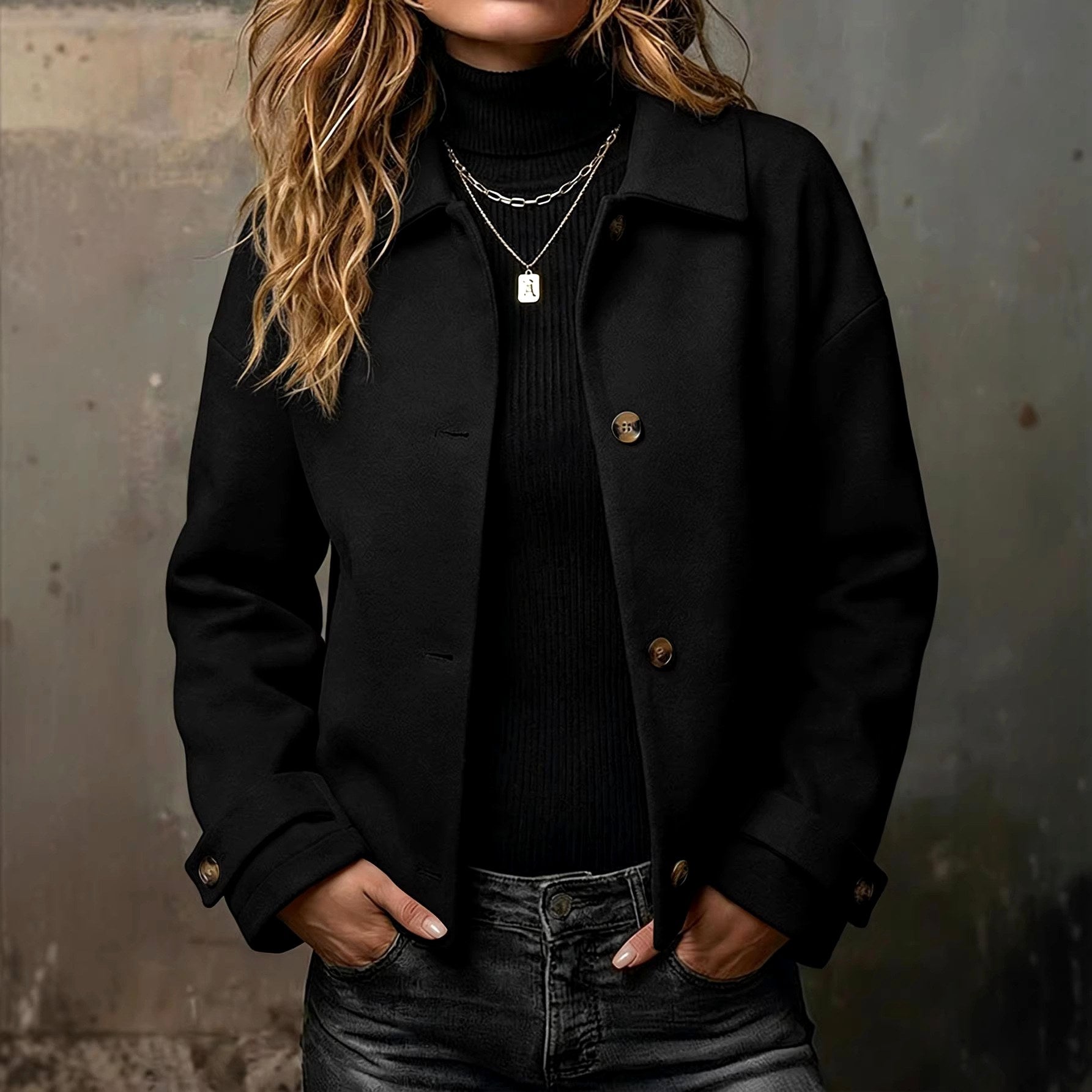 Christabel - Women's Minimalist Short Jacket 6
