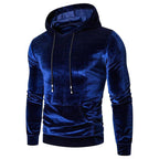 Christian - Men's Velour Hoodie with Drawstring