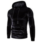 Christian - Men's Velour Hoodie with Drawstring