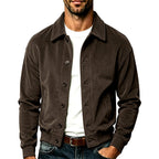 Clayton - Men's Corduroy Collared Bomber Jacket 5