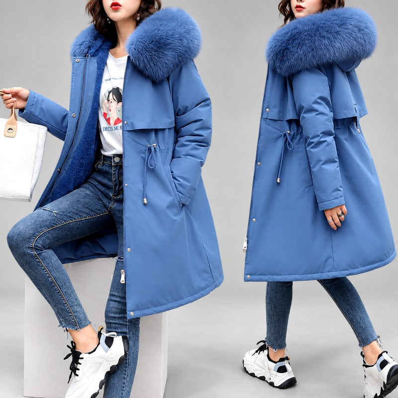 Colette - Women’s Long Faux Fur Lined Winter Parka Coat 5