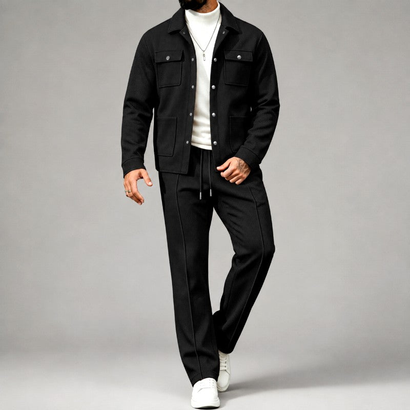 Conrad - Men's Utility Button-Up Shirt and Pants Set 1