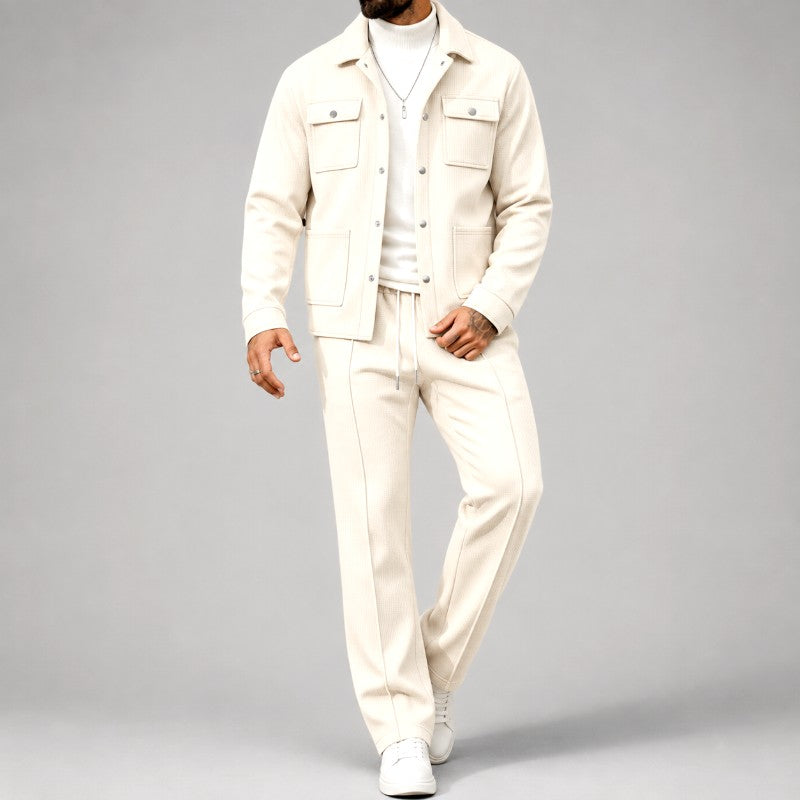 Conrad - Men's Utility Button-Up Shirt and Pants Set 2