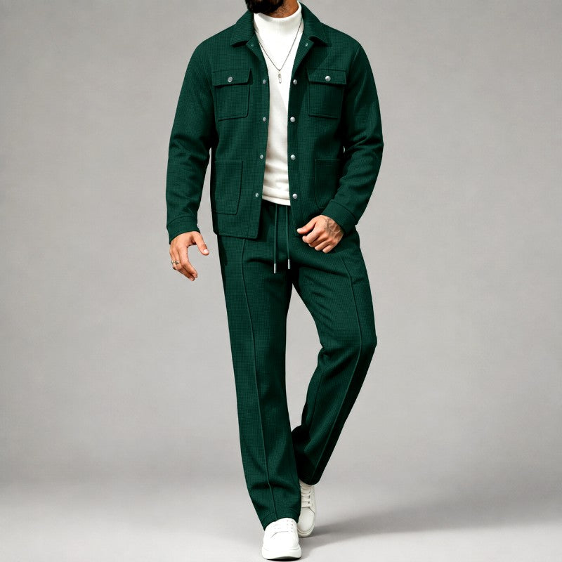 Conrad - Men's Utility Button-Up Shirt and Pants Set 3