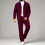 Conrad - Men's Utility Button-Up Shirt and Pants Set 4