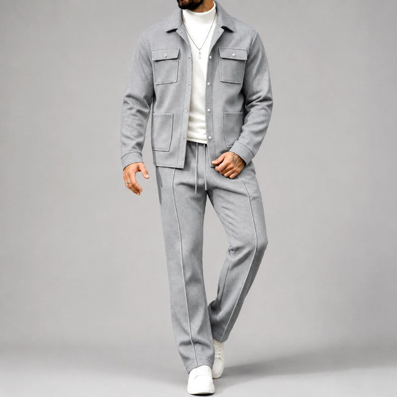 Conrad - Men's Utility Button-Up Shirt and Pants Set 5