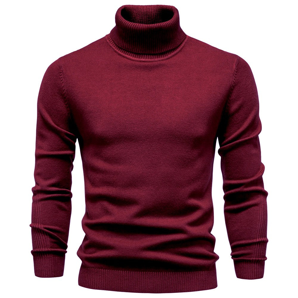Cory - Men's Long Sleeve Turtleneck Sweater 4
