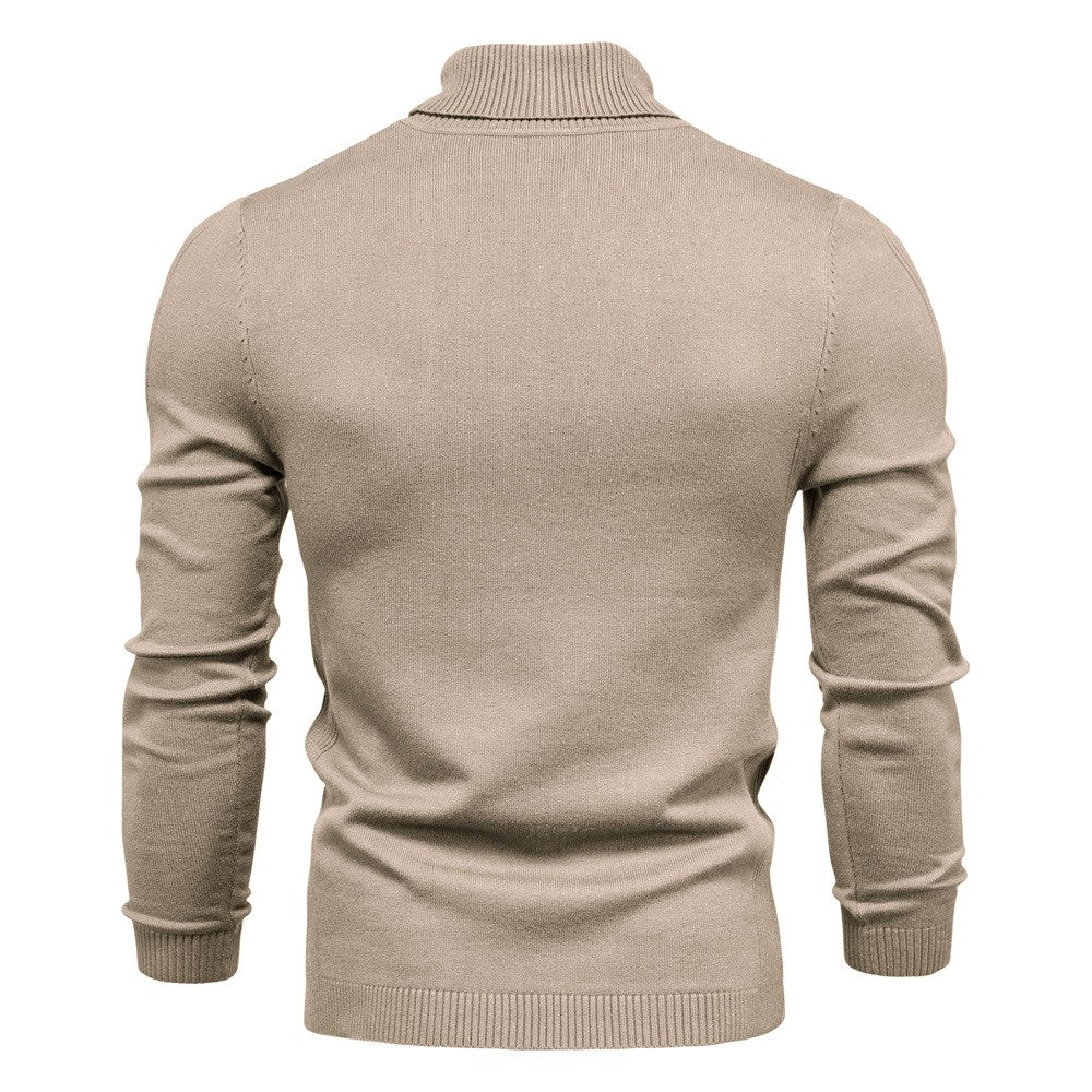 Cory - Men's Long Sleeve Turtleneck Sweater 7