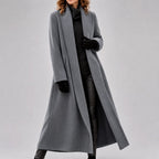 Dana - Women's Full-Length Open-Front Tailored Coat 1