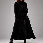 Dana - Women's Full-Length Open-Front Tailored Coat 4