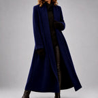 Dana - Women's Full-Length Open-Front Tailored Coat 5