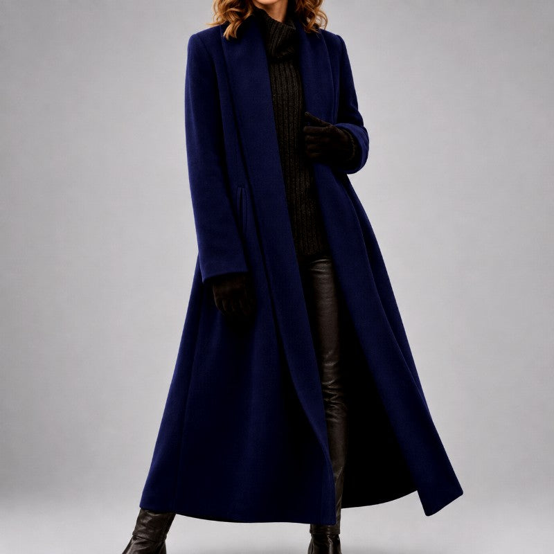Dana - Women's Full-Length Open-Front Tailored Coat 5