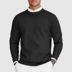 Darious - Men's Crew Neck Knit Long Sleeve Sweater 1