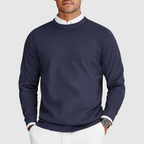 Darious - Men's Crew Neck Knit Long Sleeve Sweater 5