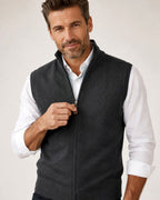 Dawson - Men's Slim Fit Sleeveless Full Zip Vest 2