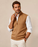 Dawson - Men's Slim Fit Sleeveless Full Zip Vest 4