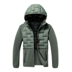 Dhiren - Men's Hooded Hybrid Puffer Jacket 1