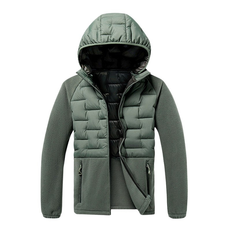 Dhiren - Men's Hooded Hybrid Puffer Jacket 1
