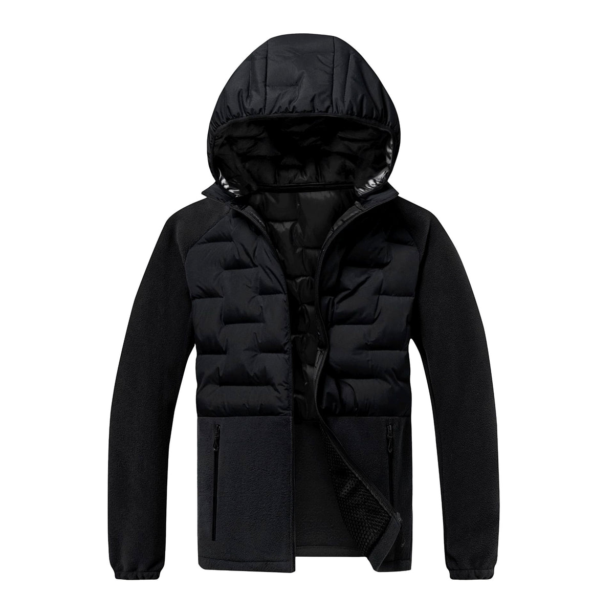 Dhiren - Men's Hooded Hybrid Puffer Jacket 2