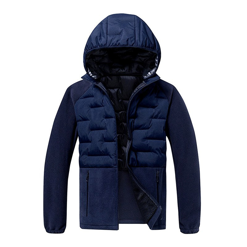 Dhiren - Men's Hooded Hybrid Puffer Jacket 3