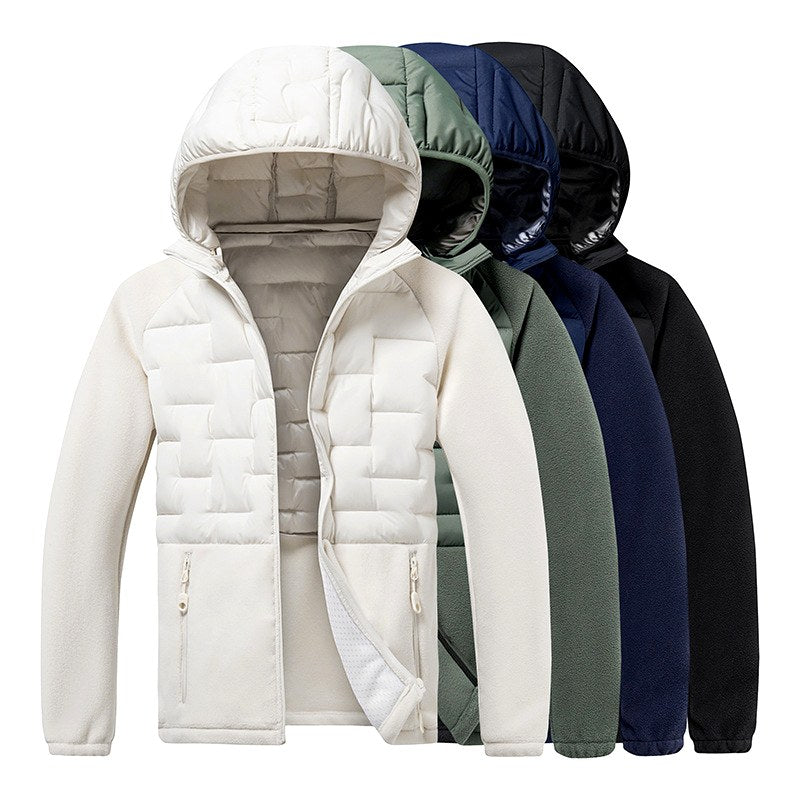 Dhiren - Men's Hooded Hybrid Puffer Jacket 6