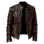 Donald - Men's Café Racer Leather Jacket 1