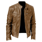 Donald - Men's Café Racer Leather Jacket 3