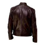 Donald - Men's Café Racer Leather Jacket 4