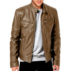 Donald - Men's Café Racer Leather Jacket 7