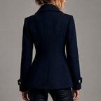Dora - Women's Double Breasted Military Winter Coat 2