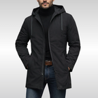 Elias - Men's Quilted Parka with Drawstring Hood
