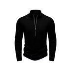 Elijah - Men's Ribbed Slim-Fit Quarter-Zip Sweater 5