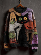 Emma - Women's Halloween Distressed Knit Sweater 19