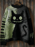 Emma - Women's Halloween Distressed Knit Sweater 24