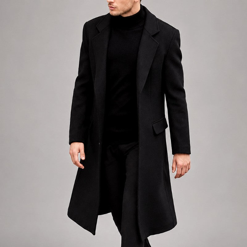 Erhard - Men's Classic Tailored Long Winter Overcoat 1