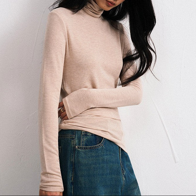 Erica – Women's Turtleneck Long Sleeve Fitted Top 4