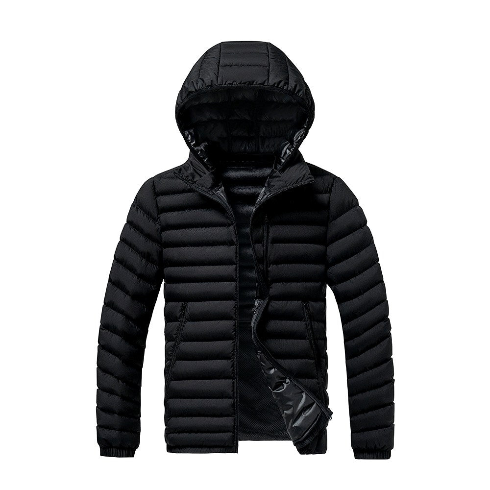 Evan - Men's Hooded Quilted Puffer Jacket 2