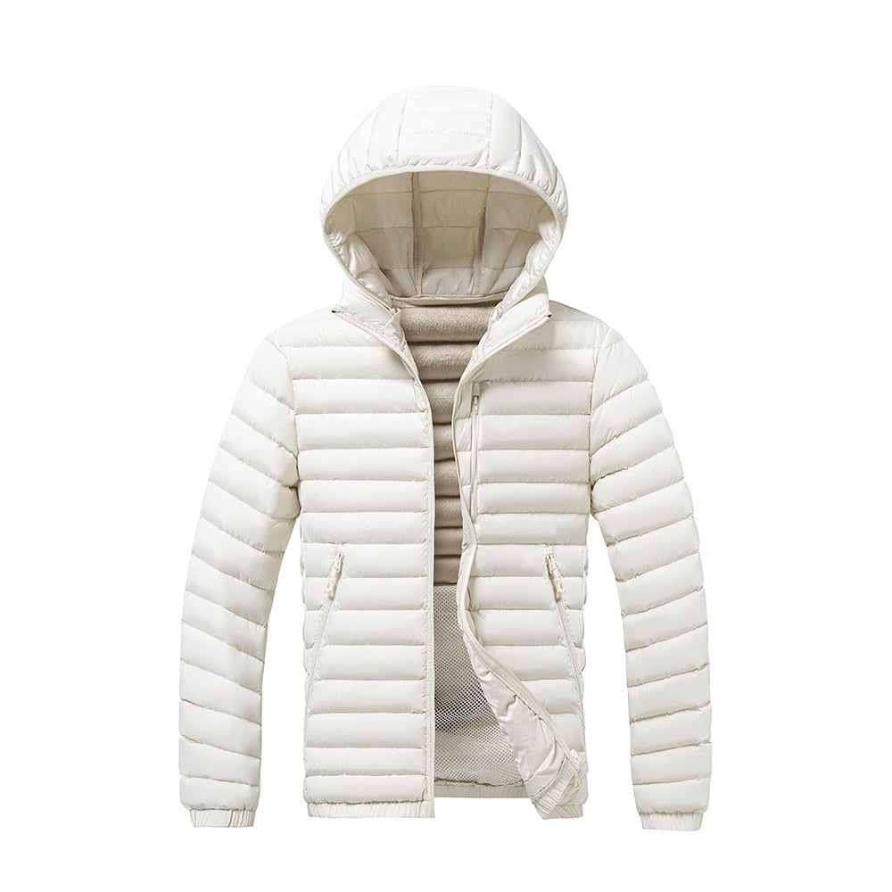 Evan - Men's Hooded Quilted Puffer Jacket 3