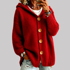 Florence - Women's Hooded Button Front Cardigan