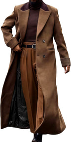 Franklin - Men’s Long Coat with Cuffed Sleeves 2