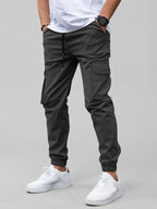 Garrison - Men's Cargo Joggers with Tapered Ankle Cuffs