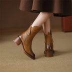 Giselle - Women's Zip-Up Platform Ankle Boots